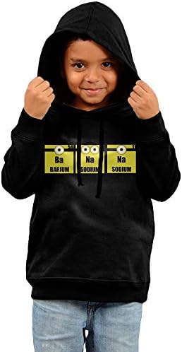 Pappu Children's Cute Hooded Banana Cartoon Chemical Big Eyes Size 4 Toddler Black