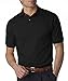 Jerzees Men's Jersey Polo with Spotshield, Black, Large