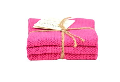 Solwang Cleaning Cloth 3 x Pink Combi 686868 Wipes Cotton Wipes Stainless Steel