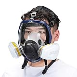 BOYZ Gas Mask Full Face Dual Cartridge Respirator