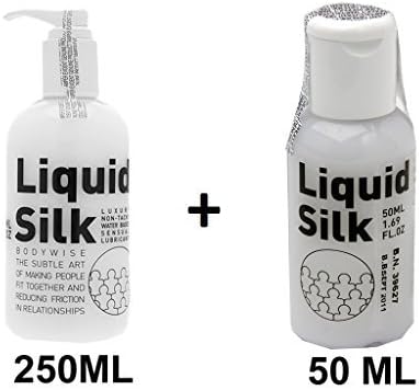 Liquid Silk Lube 250ml and Liquid Silk Lube 50 ml by Liquid Silk