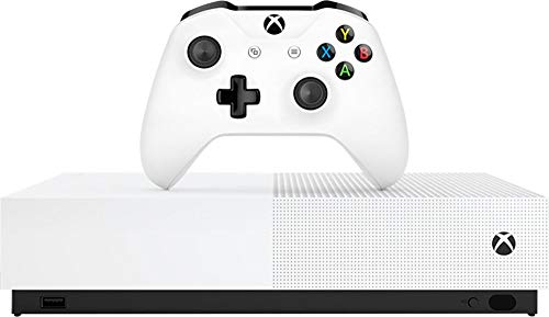 Xbox One S All Digital Edition Console Bundle w/Fortnite exclusive - Downloads for Minecraft, SOT, & Fornite Battle Royale - 1TB Hard Drive Capacity - Enjoy disc-free gaming - Includes 1 Month tr