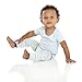 juDanzy 4-pack Organic baby & toddler leg warmers gift set for boys & girls (One Size (12 pounds to 10 years), Jazzy Boy)