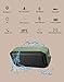 Wireless Bluetooth Speakers, Portable Waterproof Ipx7 Outdoor Speakers Bluetooth 5.0 for Softphone and Mobile Phone,Louder Volume, Crystal Clear Stereo Sound, Rich Bass (Green)thumb 3