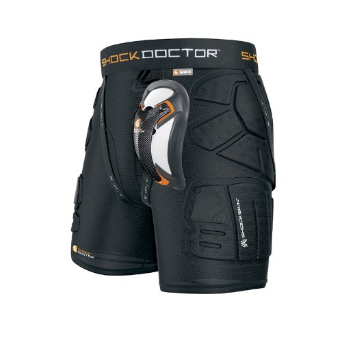 Shock Doctor 583 Shockskin Hockey Relaxed Fit Impact Short