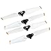Anbee Spark Propellers 4730F Colored Props Blades for DJI Spark Drone, 8pcs (Red+White, 2 Sets)