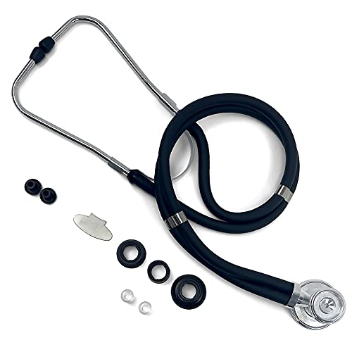 9 Piece Medical Diagnostic Nurse Kit in Black Ideal for EMT, Nursing, Surgical, EMS and Medical