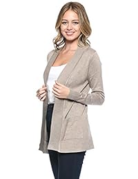 Urban Look - Cárdigan de manga larga para mujer