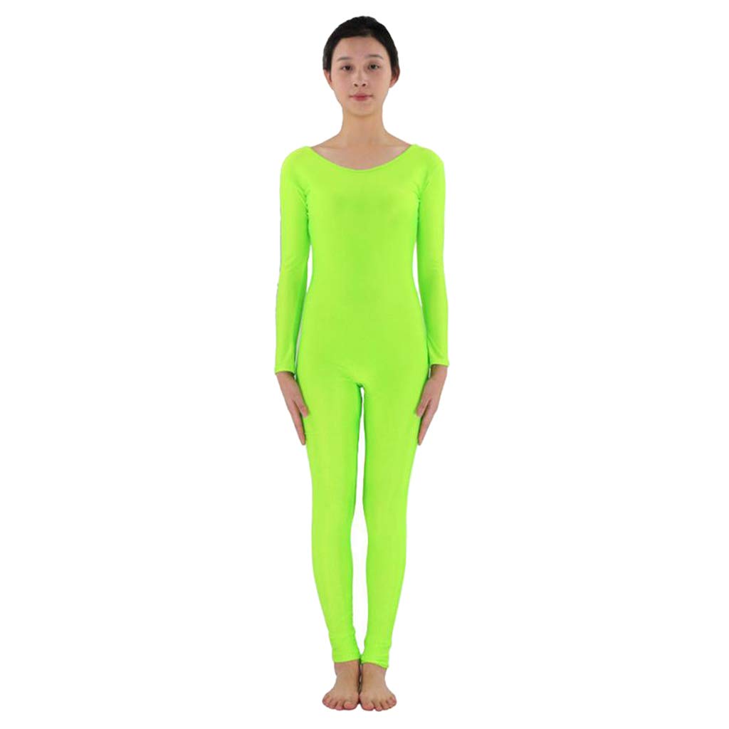 green spandex jumpsuit