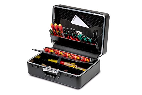 Parat 92000171 Cargo Werkzeugkoffer mittlere Größe, 1 Stück, 460 x 185 x 310 mm, Schwarz, 92.000.171