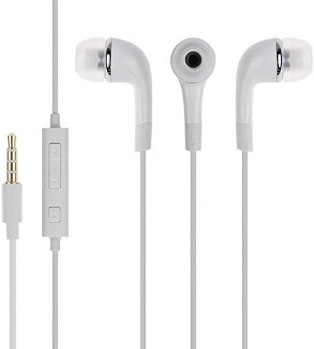 BuyKarNow Samsung in-Ear Super Sound & Bass Earphones with in Line Mic with Volume Control Button Noise Cancellation for All 3.5mm Smart Phones Samsung | Mi | Vivo| Oppo | OnePlus & Moto Etc.