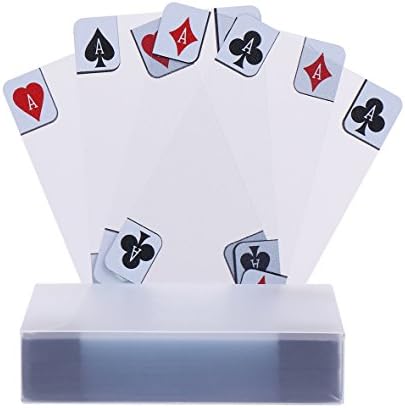 透明 防水 トランプ プラスチック 遊び ポーカー マジック おもしろ 豪華 カード パーティー B079p8cnqq 600円 100 品質保証 Salenew大人気 日本全国 送料無料 セールsale Off 格安saleスタート