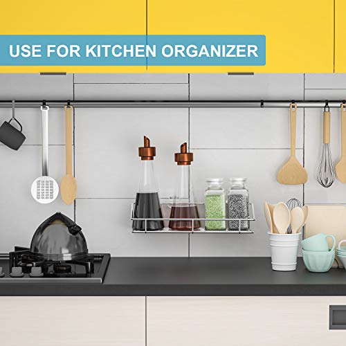 SMARTAKE 4Pack Shower Caddy, Adhesive Bathroom Shelf Wall Mounted, No Drilling Strong Shower