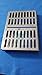 French Steel Autoclave Dental Surgical Sterilization Cassette Tray for 10 Instruments (Hti Brand)