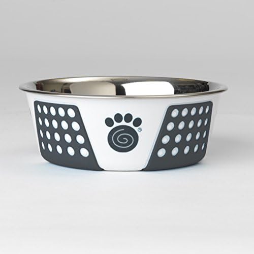 Petrageous 15001 Fiji Nonslip Stainless Steel Bowl 675" X 25"