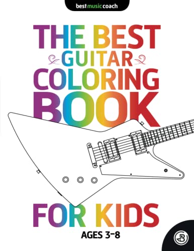 The Best Guitar Coloring Book for Kids Ages 3 to 8: Spencer, Dan ...