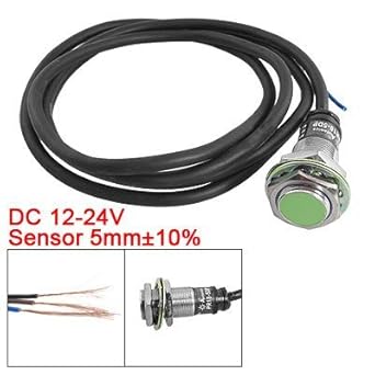 DealMux DC 5 mm 12-24V PNP NO 3 hilos Sensor de proximidad inductivo interruptor del acercamiento PR18-5DP: Amazon.es: Industria, empresas y ciencia