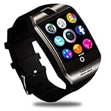 Ritche 22mm Stainless Steel Bracelet Watch Band Strap Straight End Solid Links Color Black
