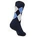 Ordenado 5 Pairs Men Dress Socks Cotton Argyle Assorted Colors Socks For Business Casual