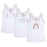 Kids By Brix Toddler and Girls Super Soft Turkish Cotton Tank Tops with Face Print. 3/4 years