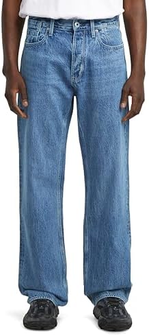Vaqueros Deeggie Relaxed Straight para Hombre, Azul (faded blue arroyo D27736-D788-H788), 26W / 30L
