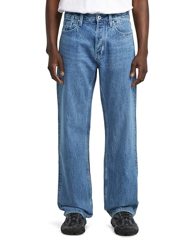 Vaqueros Deeggie Relaxed Straight para Hombre, Azul (faded blue arroyo D27736-D788-H788), 26W / 30L