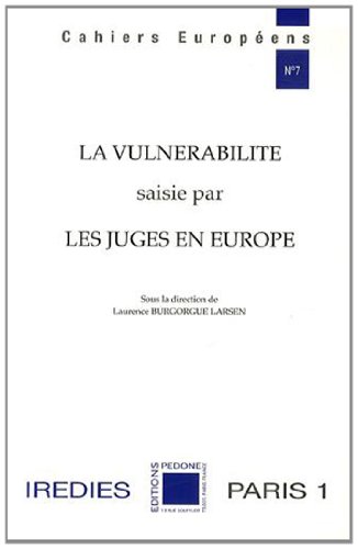 La  vulnérabilité saisie par les juges en Europe
