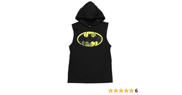 batman sleeveless hoodie