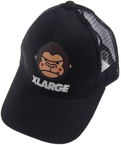 Amazon エクストララージ キッズ Xlarge Kids ファニーゴリラメッシュキャップ クロ M 48 52cm L 53 56cm L 53 56cm 80 クロ 帽子 通販