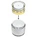 White and Gold Airless Jar - 1 oz / 30 ml (2 Pack)