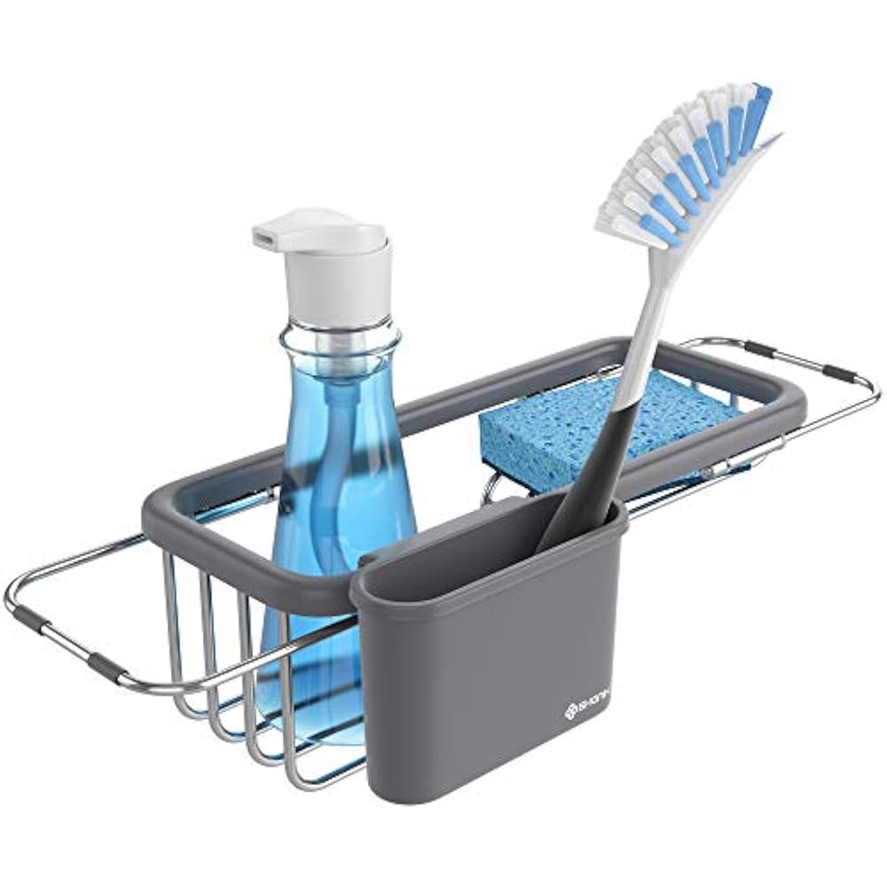 Premium Dish Racks Quality Sink Organizer Soap And Sponge Holder For