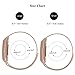 SWEES Metal Bands Compatible Fitbit Charge 3 and Charge 3 SE, Milanese Stainless Steel Magnetic Replacement Small & Large (5.5