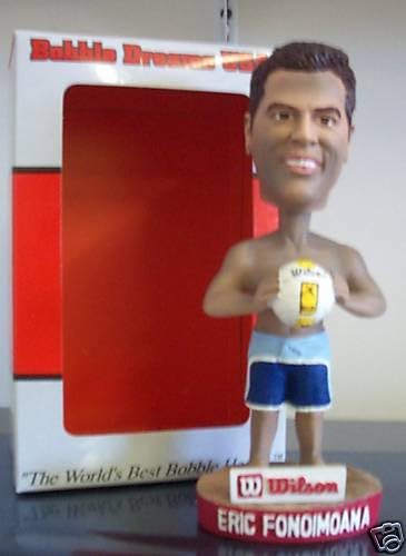 Eric Fonoimoana Volleyball Lt Blue / Navy Blue trunks Bobblehead