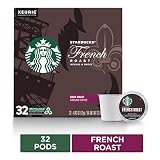 Starbucks French Roast Dark Roast Single Cup Coffee for Keurig Brewers, Box of 32 K-Cup Pods