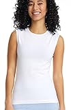 ESTEEZ Large White Camisole Tops for Women - Gym