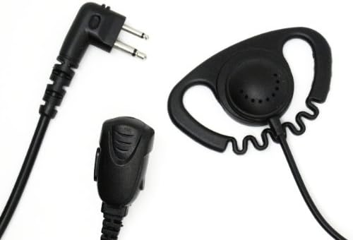 D-shaped Ear Hook Lapel Microphone for HYT-Hytera / Tait / RELM / TEKK radio