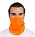 High Visibility Reflective Safety Face Clothing - Neck Gaiter, Bandana Dust Mask, Sun Shade Shield, Multifunctional Headwear (ORANGE) (1)