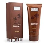 Self Tanner, Anjou Organic Natural Sunless Tanning Lotion for Bronzing and Golden Tan, Streak-Free Medium or Dark Gradual Tan for Body and Face (7.8 oz / 230 ml)