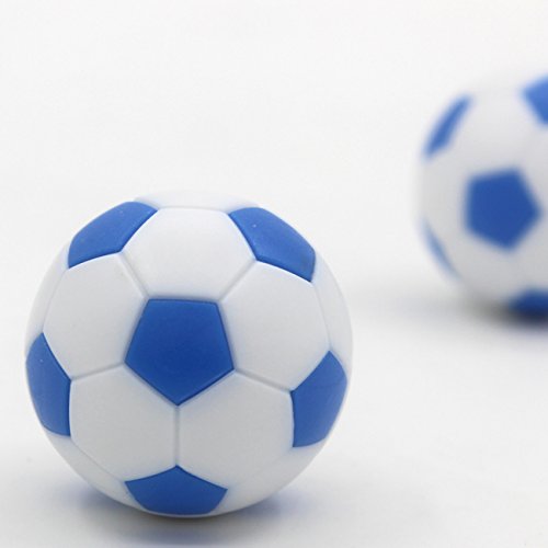 image for Yeelan Table Soccer Foosballs Footall Game,Pack of 8PCS(blue,32mm/1.26