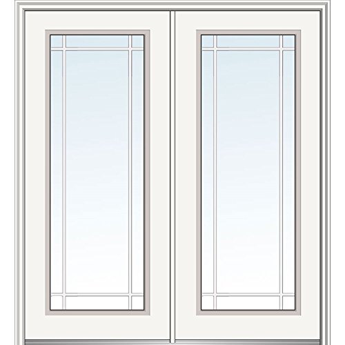 National Door Company Z029317R Fiberglass Smooth, Primed, Right Hand In-Swing,…