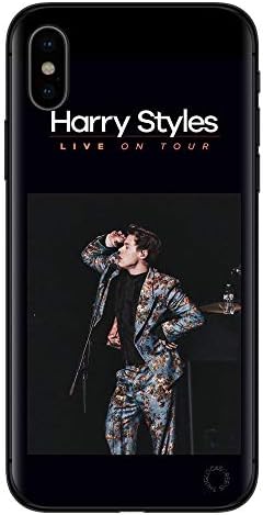 XUHAHASJK Phone Case/One Direction Tattoos Harry Styles Phone Cases For Coque Iphone 5S Se 6 6S 7 7Plus 8 8 Plus X Soft Black Silicone Cover