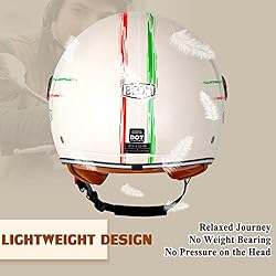 Open Face Motorcycle Helmet with Wind Anti-Scratch