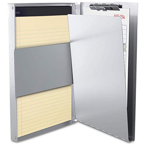 Sunnyclip Aluminum Clipboard with Storage (Legal Size) Form Holder