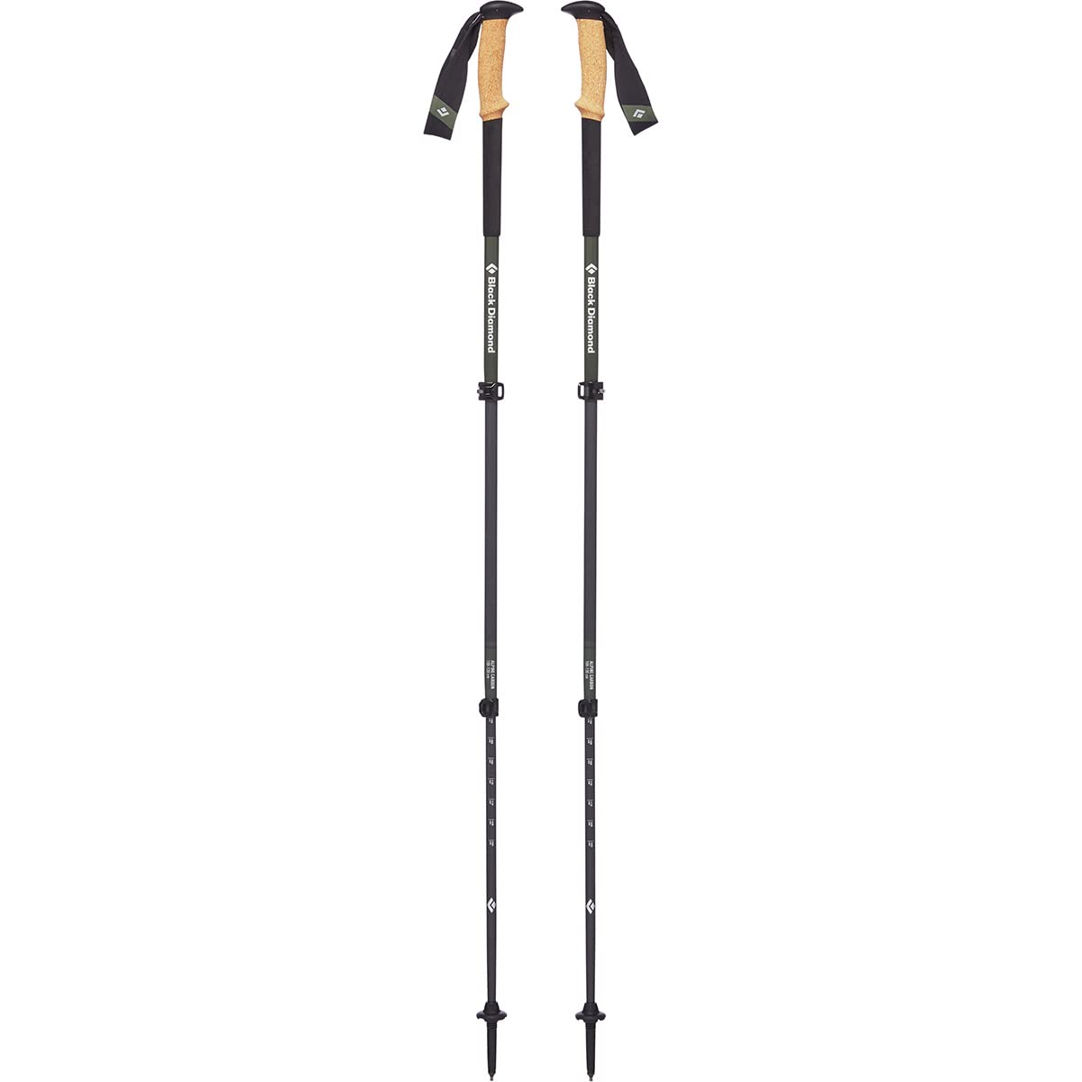 Black Diamond ALPINE CARBON CORK TREK POLES, Tundra