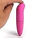 Handheld Full Body Personal Massager: Mini Cordless Massage Wand with Powerful Single Speed Vibration - Small Battery Operated Waterproof Self Massager for Women and Men - Includes Privacy Pouch
