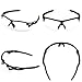 J+S Active PLUS Cycling Outdoor Sports Athlete's Sunglasses, 100% UV protection (Black Frame/Clear Lens)