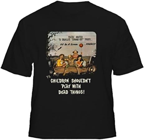 AlStyle Men's Children Shouldn't Play With Dead Things T-Shirt XX-Large Black