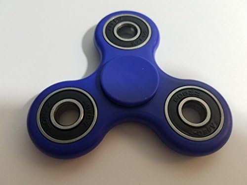 New 2017 Blue Spintastic Hybrid Ceramic Fidget Spinner Toy for Anxiety ADD ADHD (Blue with Black Bearings) Includes Fast