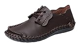 Mohem Men's Talos Comfort Driving Car Shoes Soft Leather Flats Loafers Casual Walking Shoes