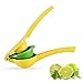 Mr Rudolf Manual Juicer Citrus Lemon Squeezer - Hand Fruit Juicer Lime Press,Professional Hand Juicer Kitchen Tool,Yellow